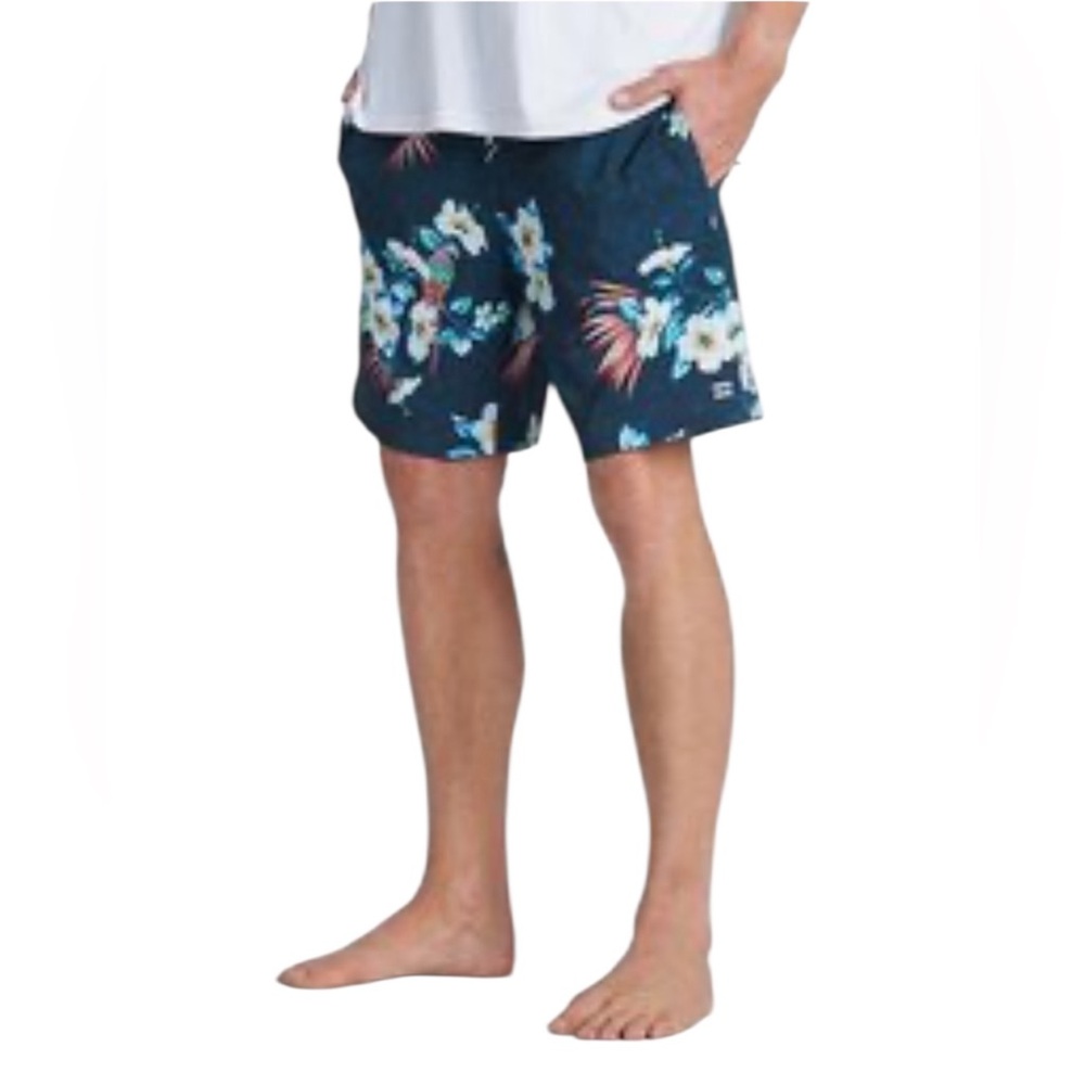 Billabong Men's Recycler Volley Tropical Print Board Shorts